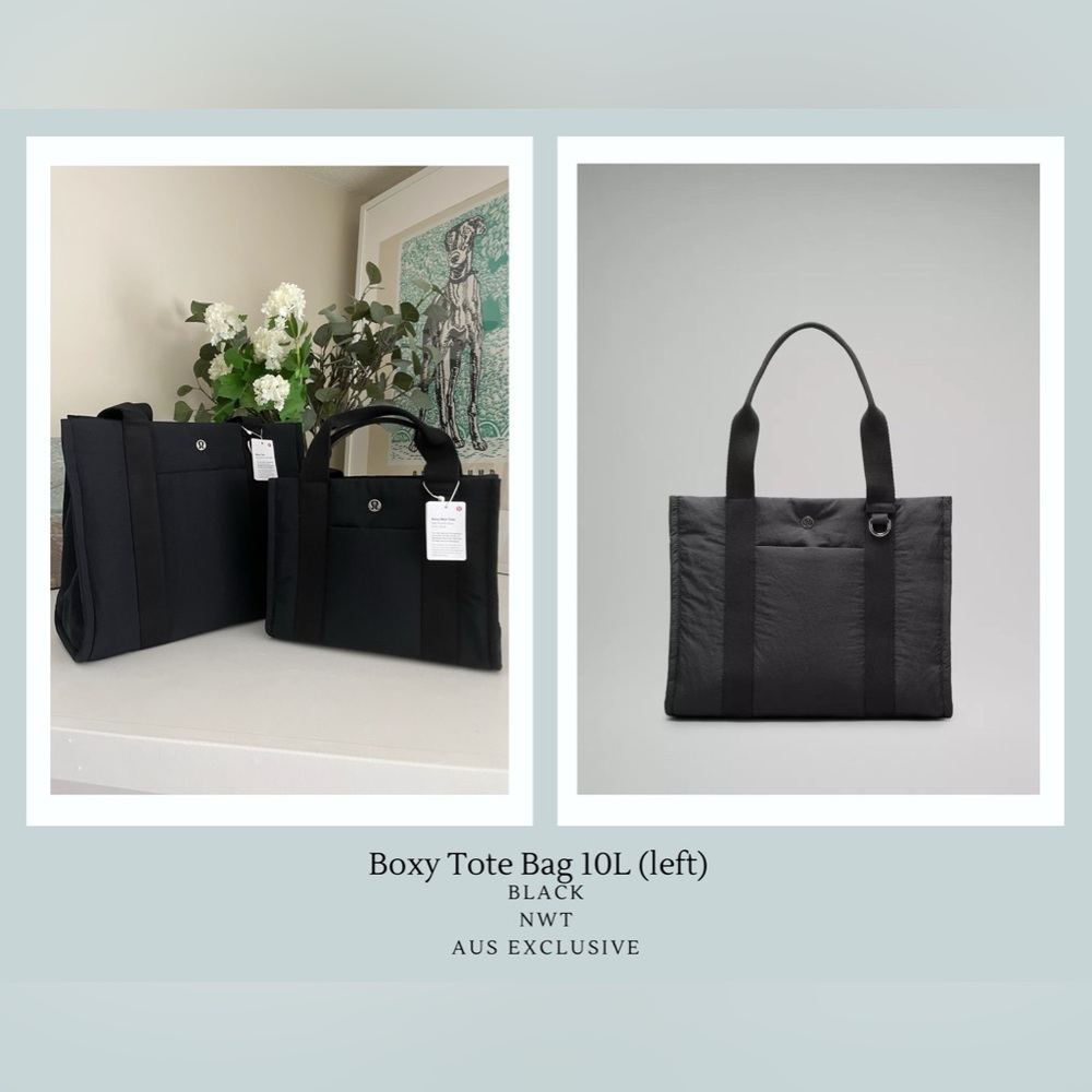 🆕 Lululemon Boxy Tote Large Black